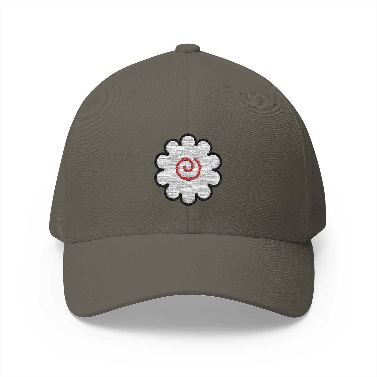 Fish Cake With Swirl Emoji Olive Cap – Premium by Capmoji