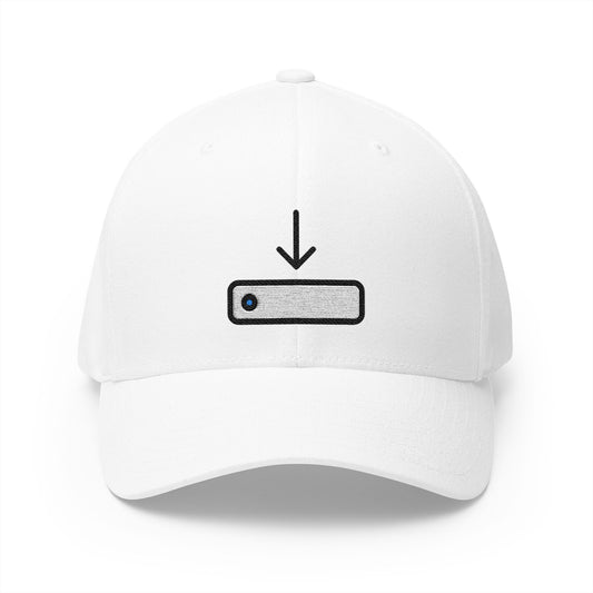Save Emoji White Cap – Premium by Capmoji