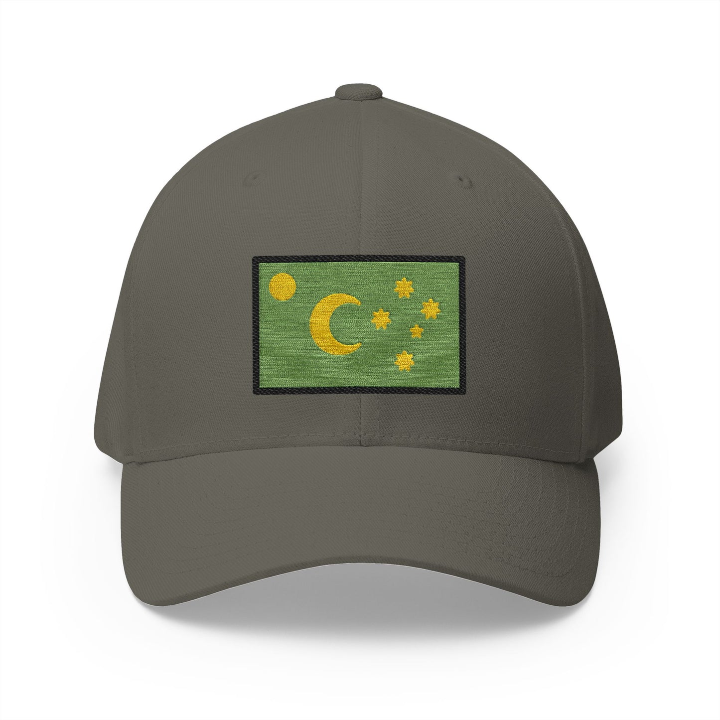 Flag: Cocos (keeling) Islands Emoji Olive Cap – Premium by Capmoji