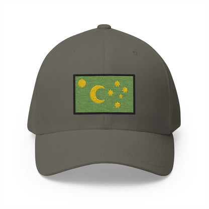 Flag: Cocos (keeling) Islands Emoji Olive Cap – Premium by Capmoji