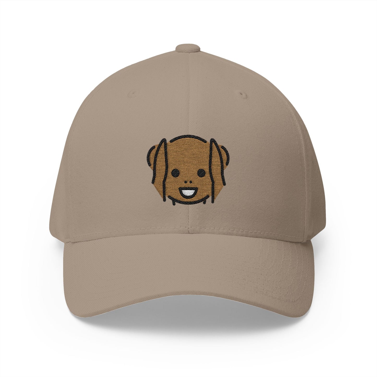 Hear-No-Evil Monkey Emoji Khaki Cap – Premium by Capmoji