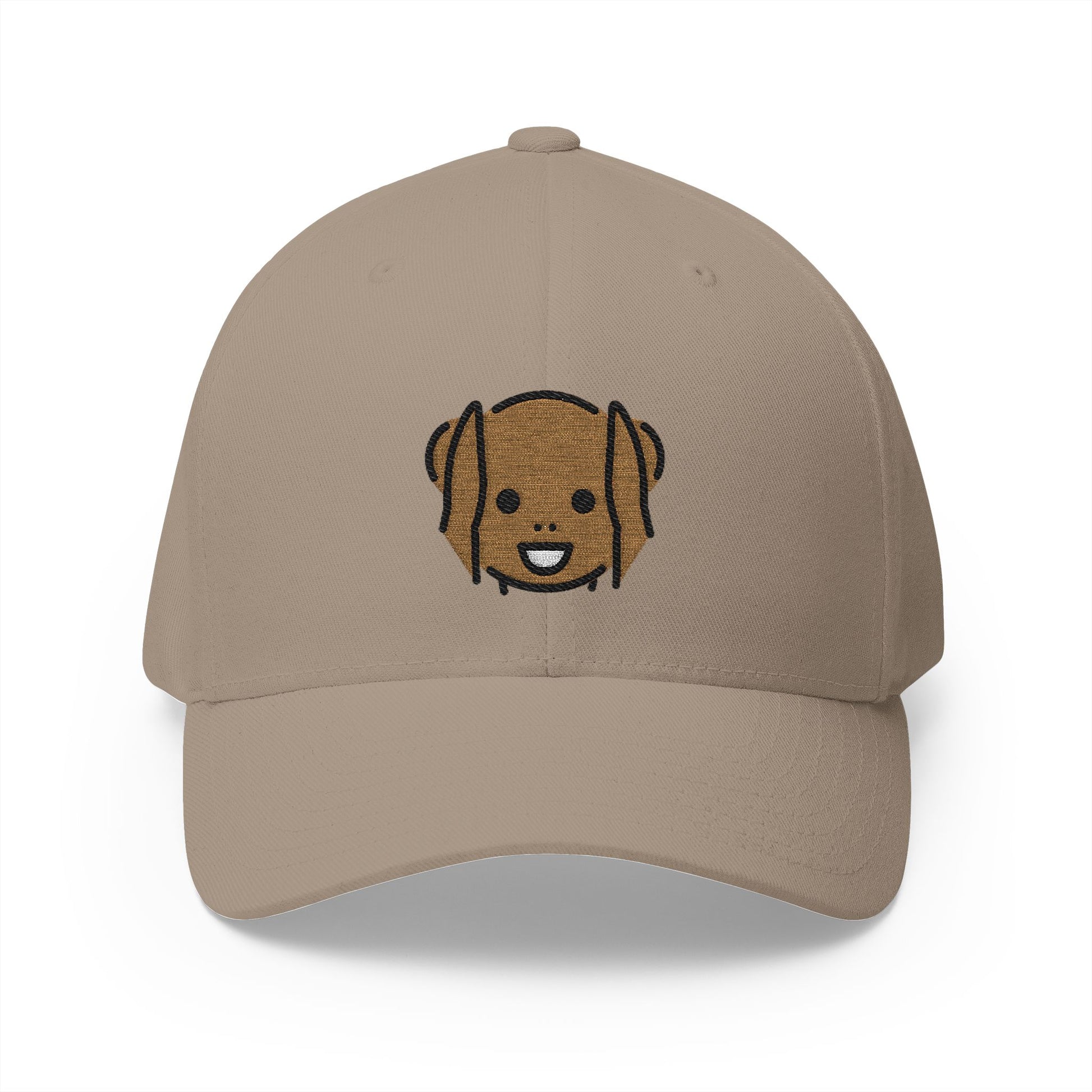 Hear-No-Evil Monkey Emoji Khaki Cap – Premium by Capmoji