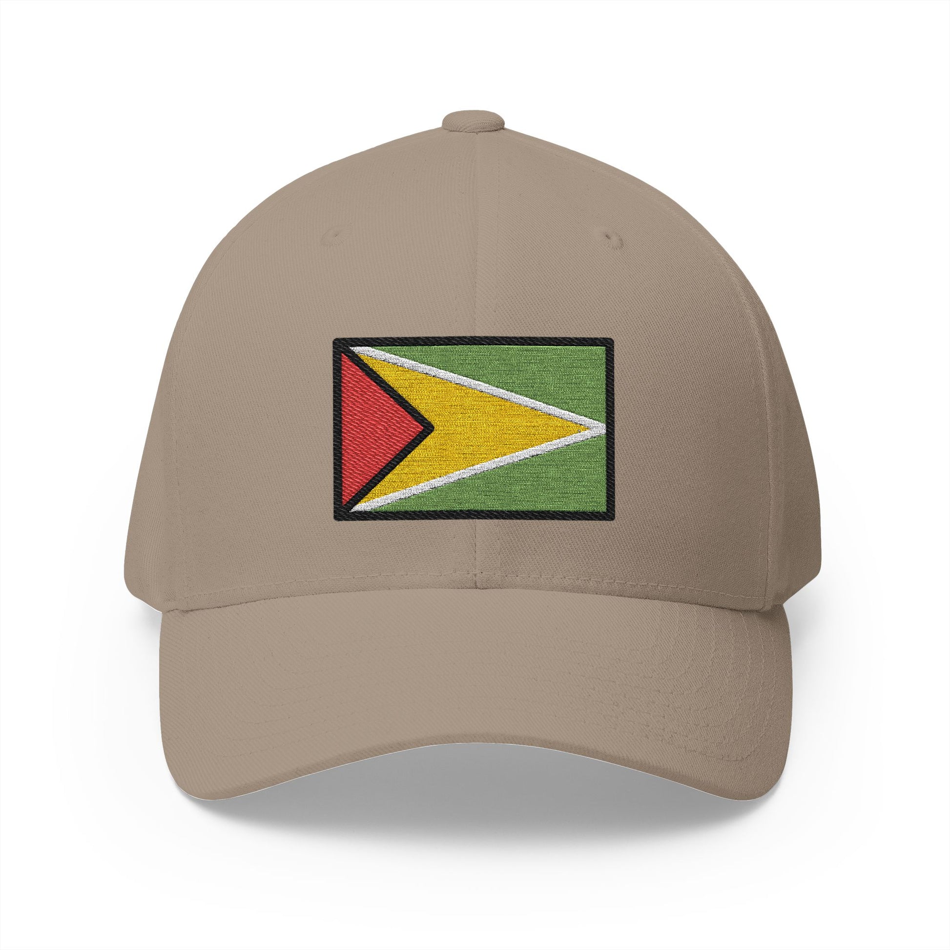 Flag: Guyana Emoji Khaki Cap – Premium by Capmoji