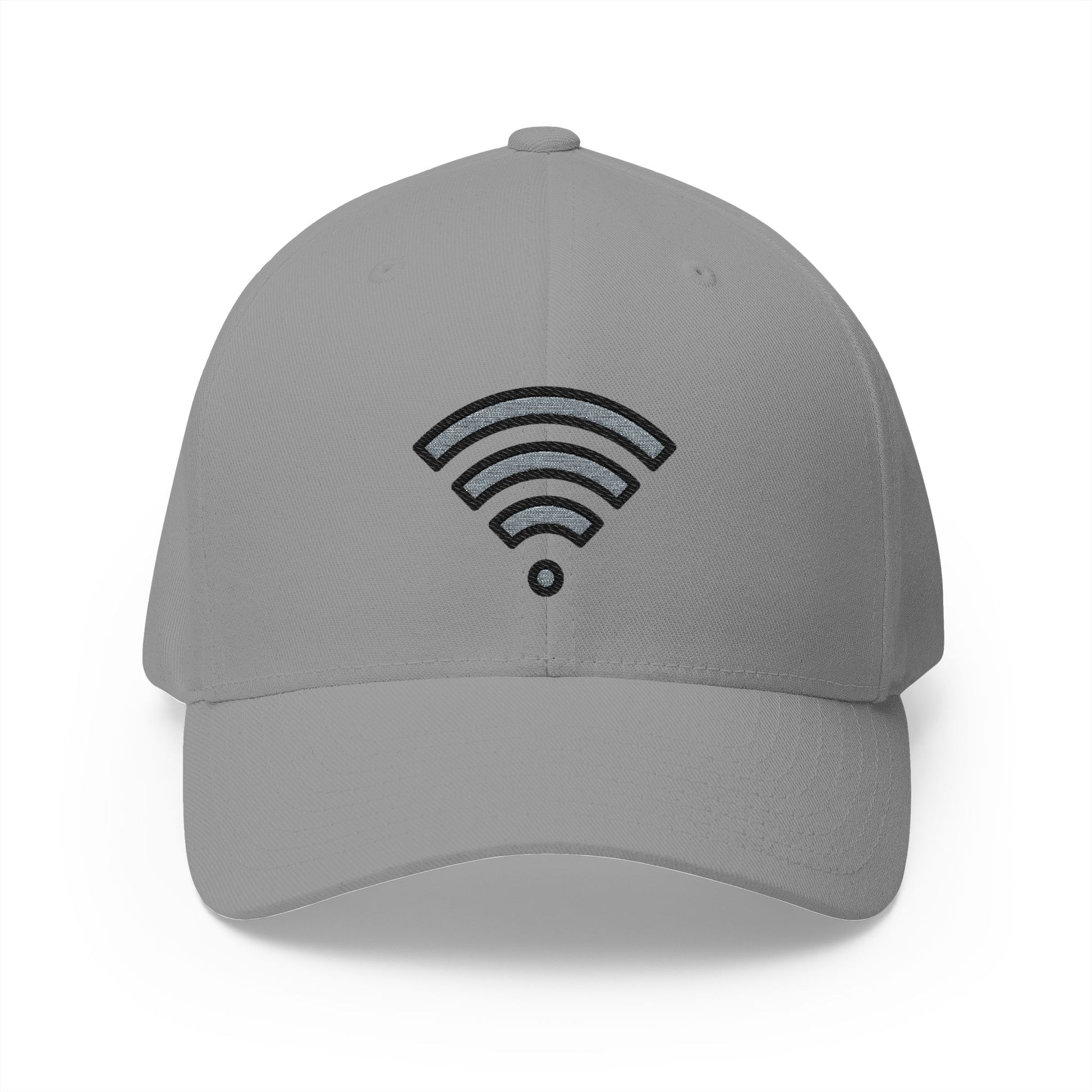Wifi Emoji Grey Cap – Premium by Capmoji