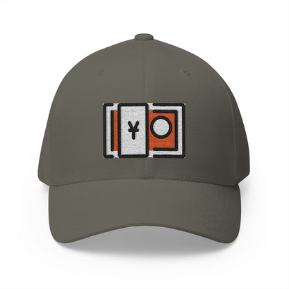 Yen Banknote Emoji Olive Cap – Premium by Capmoji