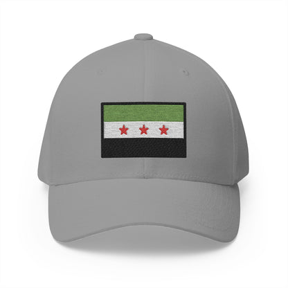 Flag: Syria Emoji Grey Cap – Premium by Capmoji