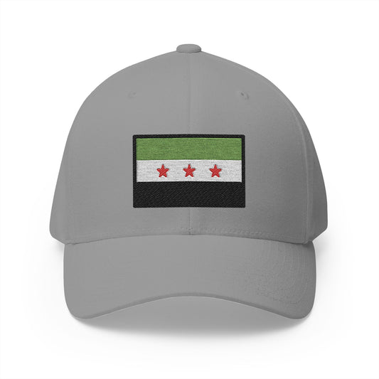 Flag: Syria Emoji Grey Cap – Premium by Capmoji