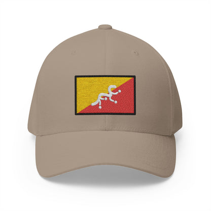 Flag: Bhutan Emoji Khaki Cap – Premium by Capmoji