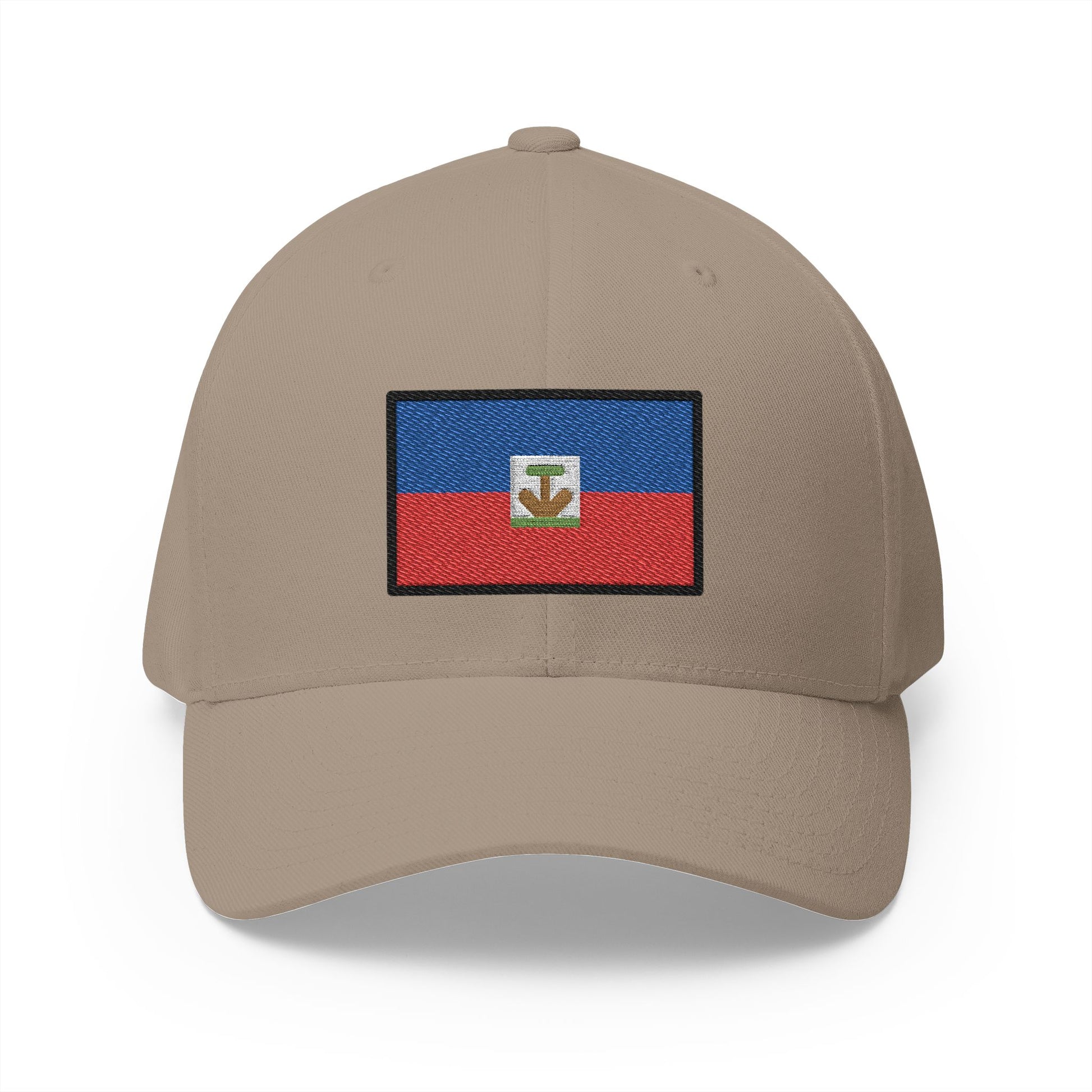 Flag: Haiti Emoji Khaki Cap – Premium by Capmoji