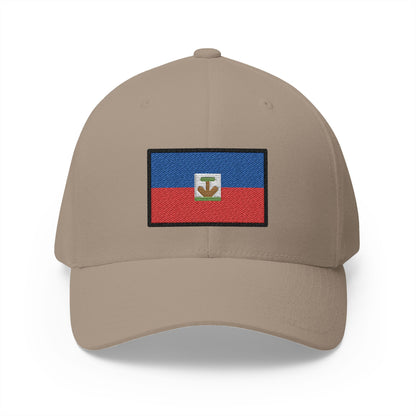 Flag: Haiti Emoji Khaki Cap – Premium by Capmoji