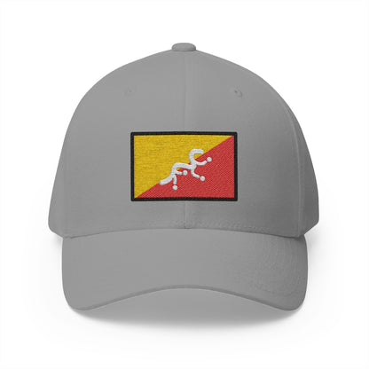 Flag: Bhutan Emoji Grey Cap – Premium by Capmoji