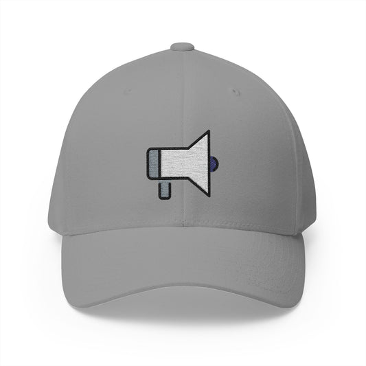 Loudspeaker Emoji Grey Cap – Premium by Capmoji