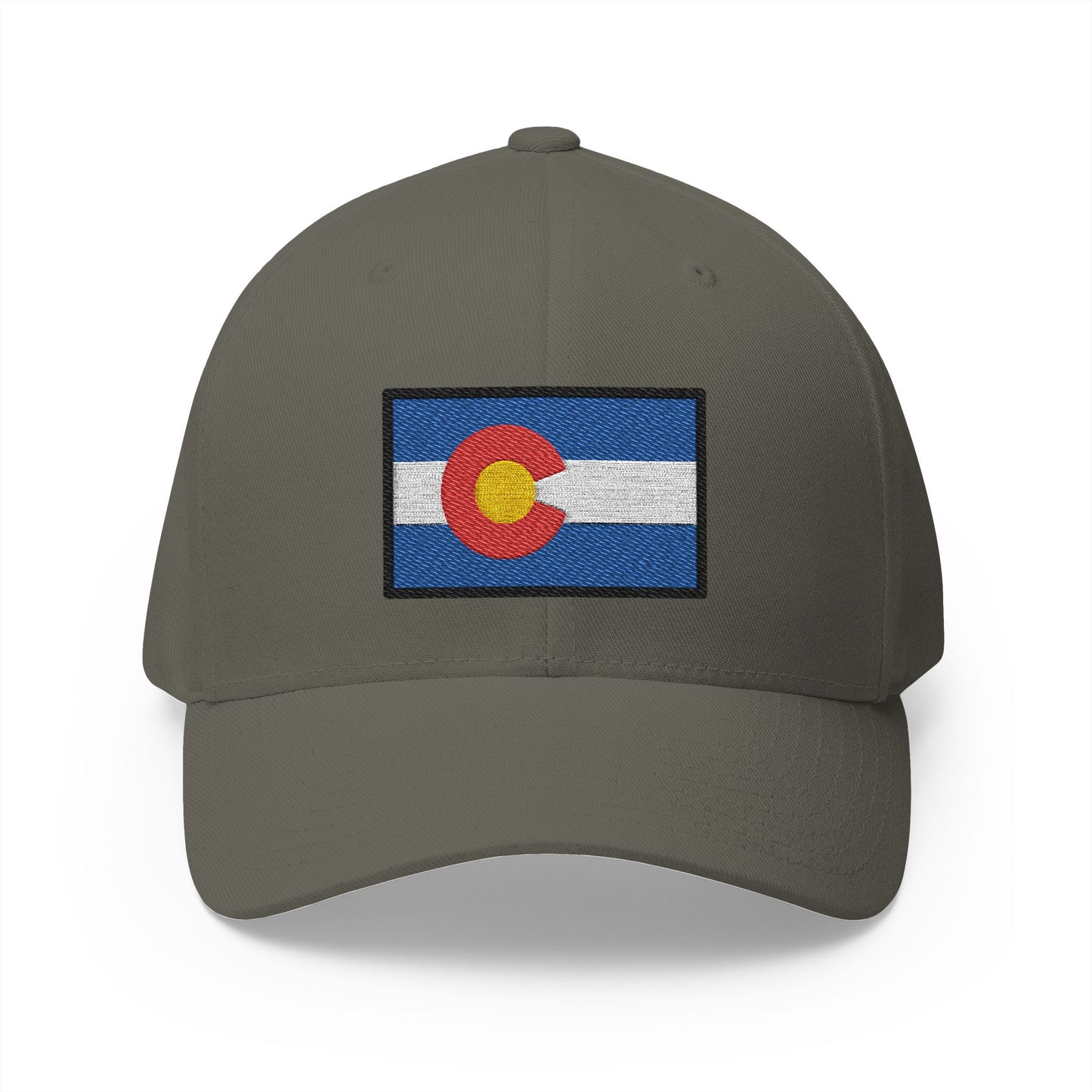 Colorado Flag Emoji Olive Cap – Premium by Capmoji