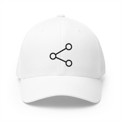 Share Emoji White Cap – Premium by Capmoji
