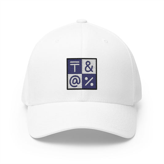 Input Symbols Emoji White Cap – Premium by Capmoji