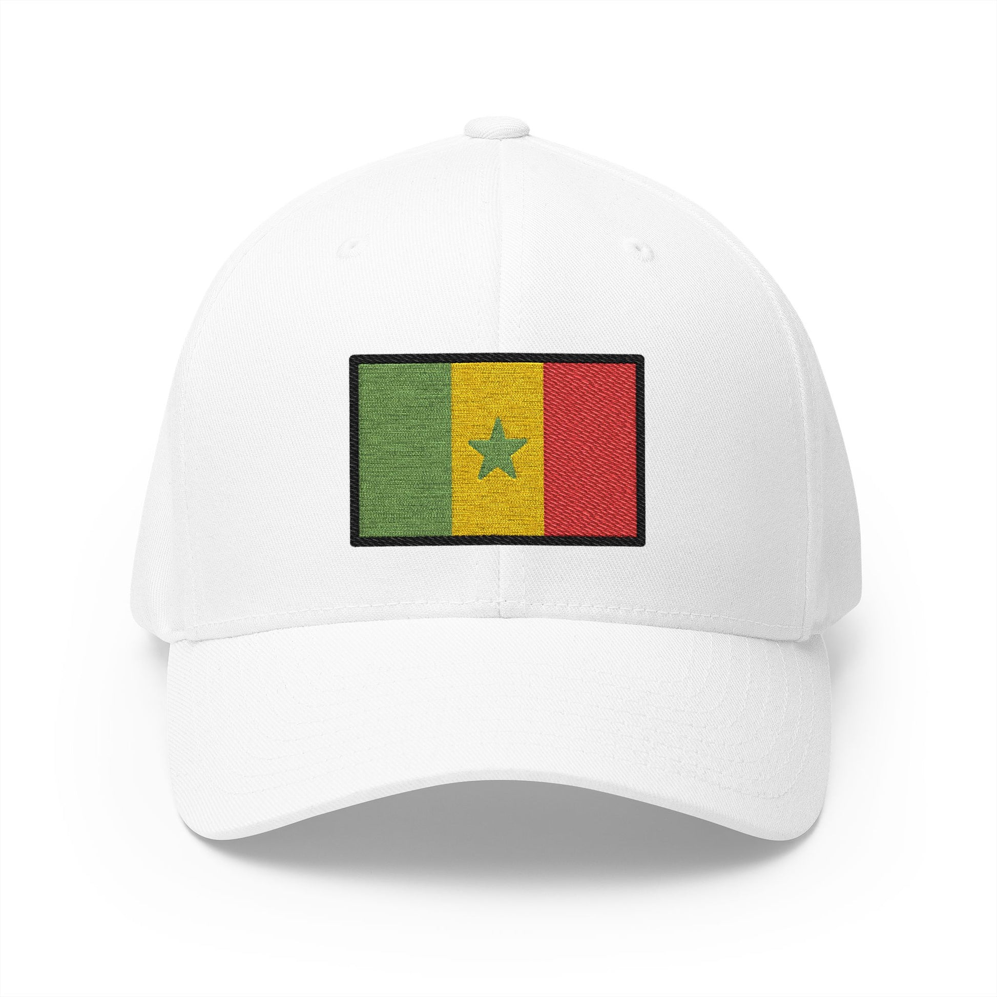 Flag: Senegal Emoji White Cap – Premium by Capmoji