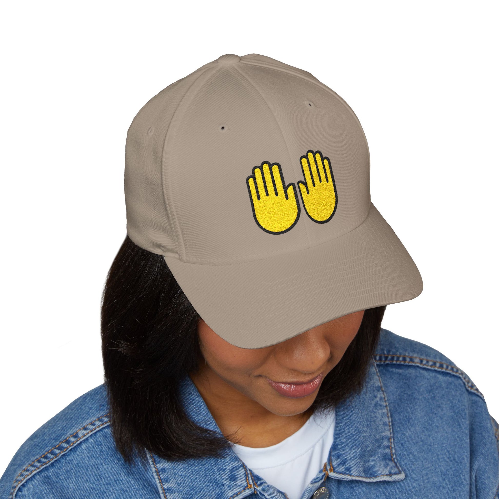 Raising Hands Emoji Cap – Premium by Capmoji