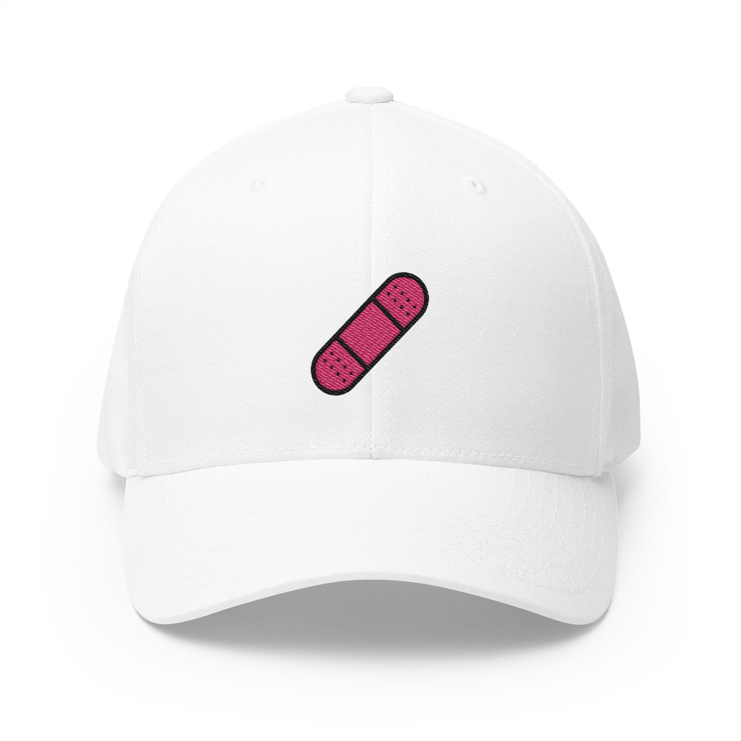 Adhesive Bandage Emoji White Cap – Premium by Capmoji