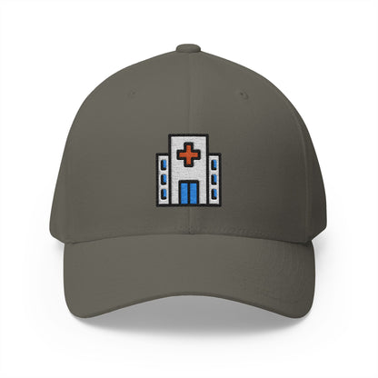 Hospital Emoji Olive Cap – Premium by Capmoji