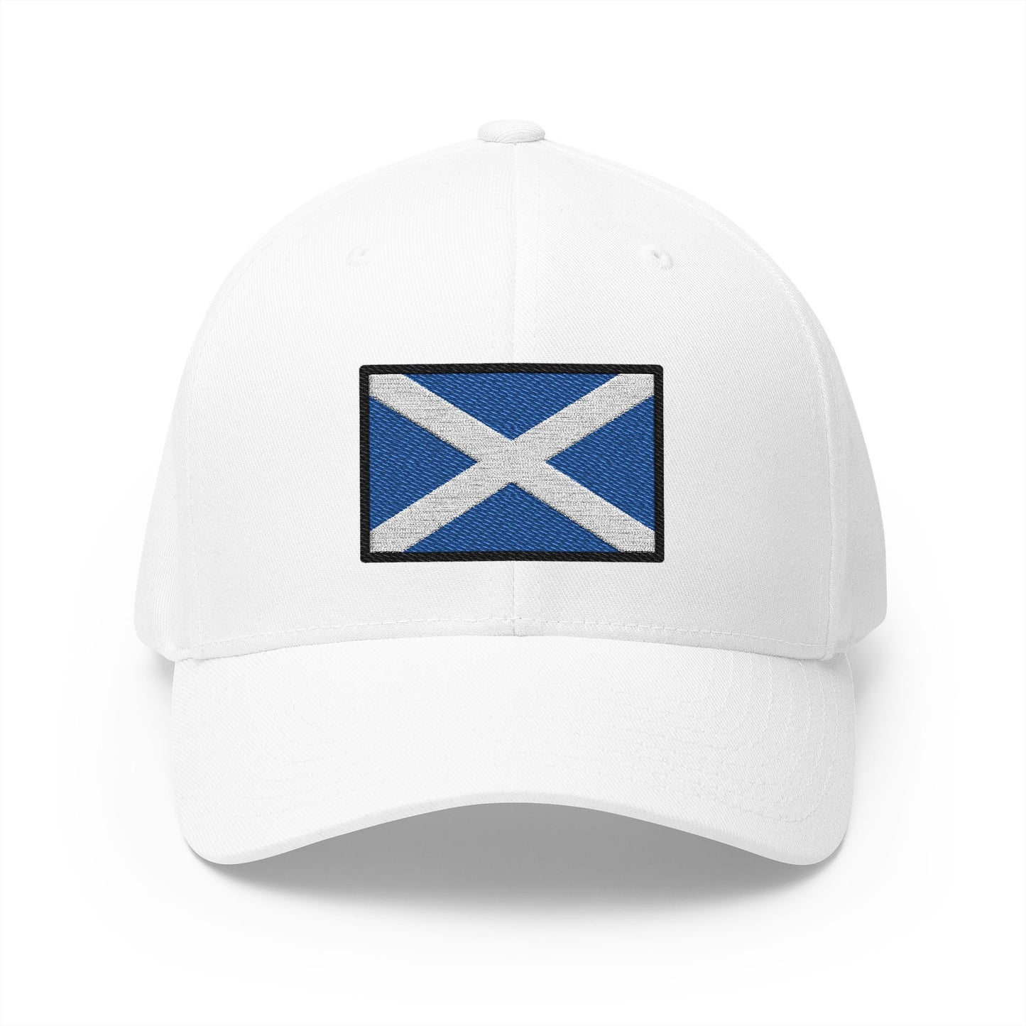 Flag: Scotland Emoji White Cap – Premium by Capmoji