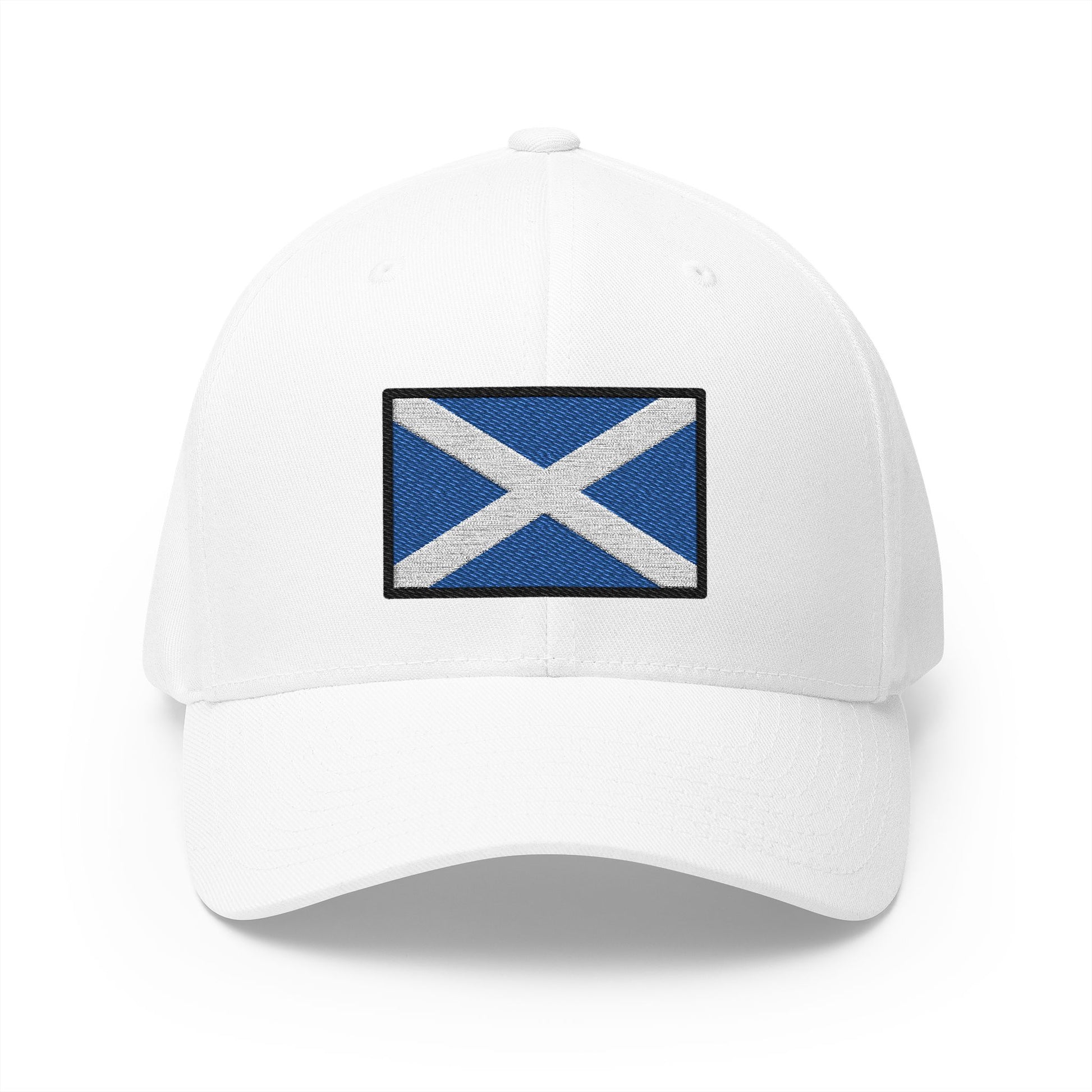 Flag: Scotland Emoji White Cap – Premium by Capmoji