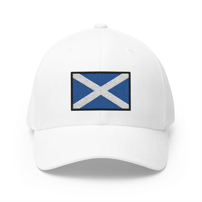 Flag: Scotland Emoji White Cap – Premium by Capmoji