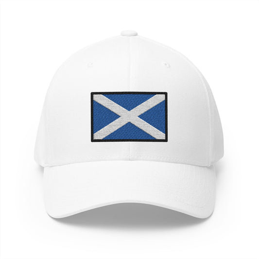 Flag: Scotland Emoji White Cap – Premium by Capmoji