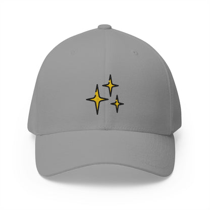 Sparkles Emoji Grey Cap – Premium by Capmoji