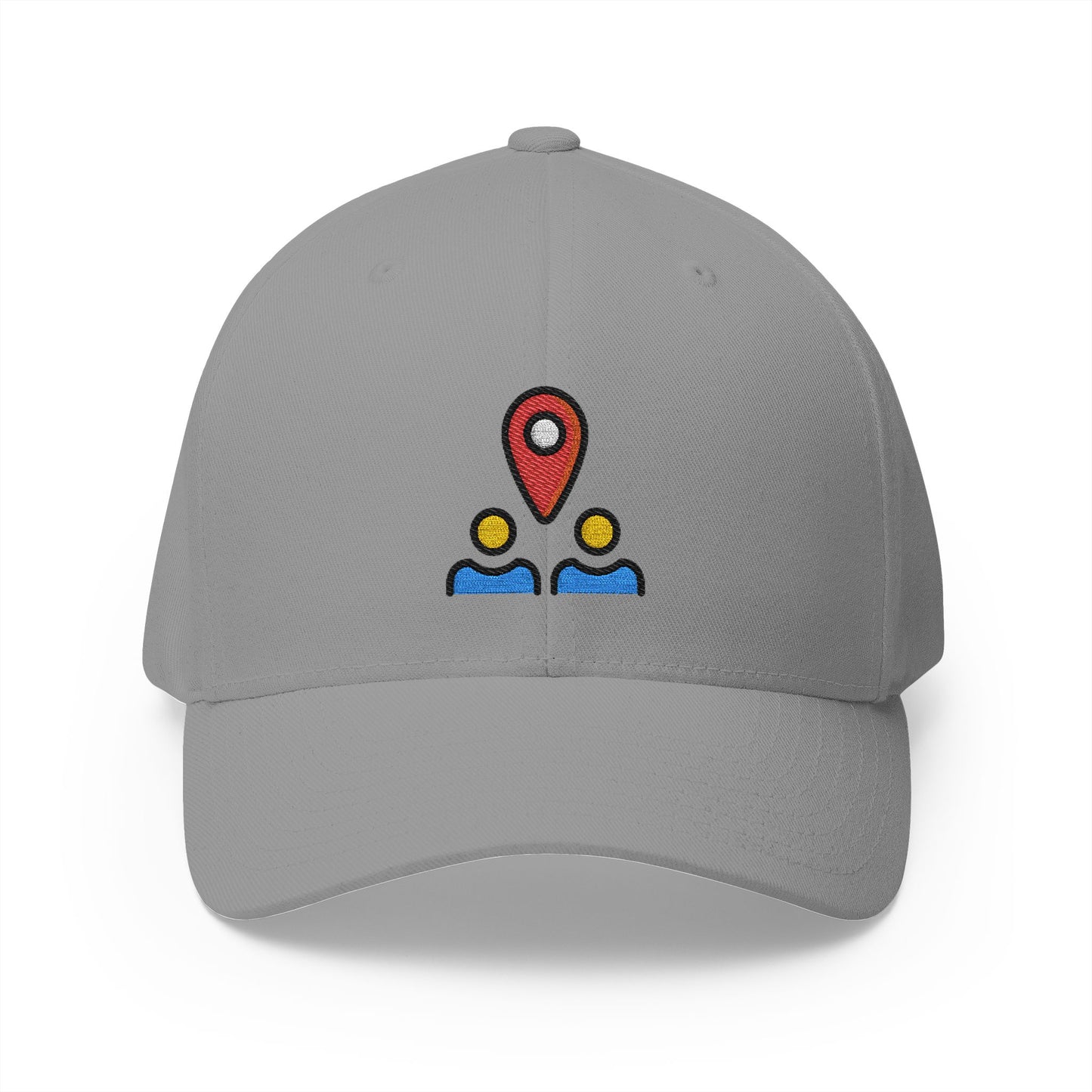 Assembly Point Emoji Grey Cap – Premium by Capmoji