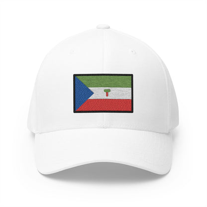 Flag: Equatorial Guinea Emoji White Cap – Premium by Capmoji