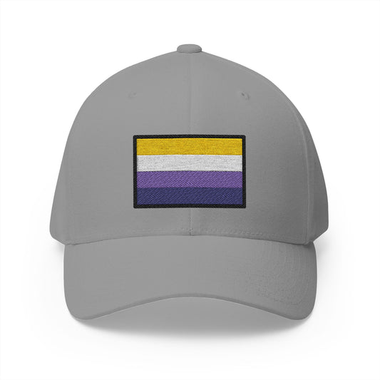 Nonbinary Emoji Grey Cap – Premium by Capmoji