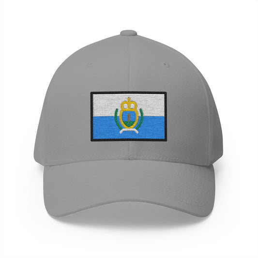 Flag: San Marino Emoji Grey Cap – Premium by Capmoji