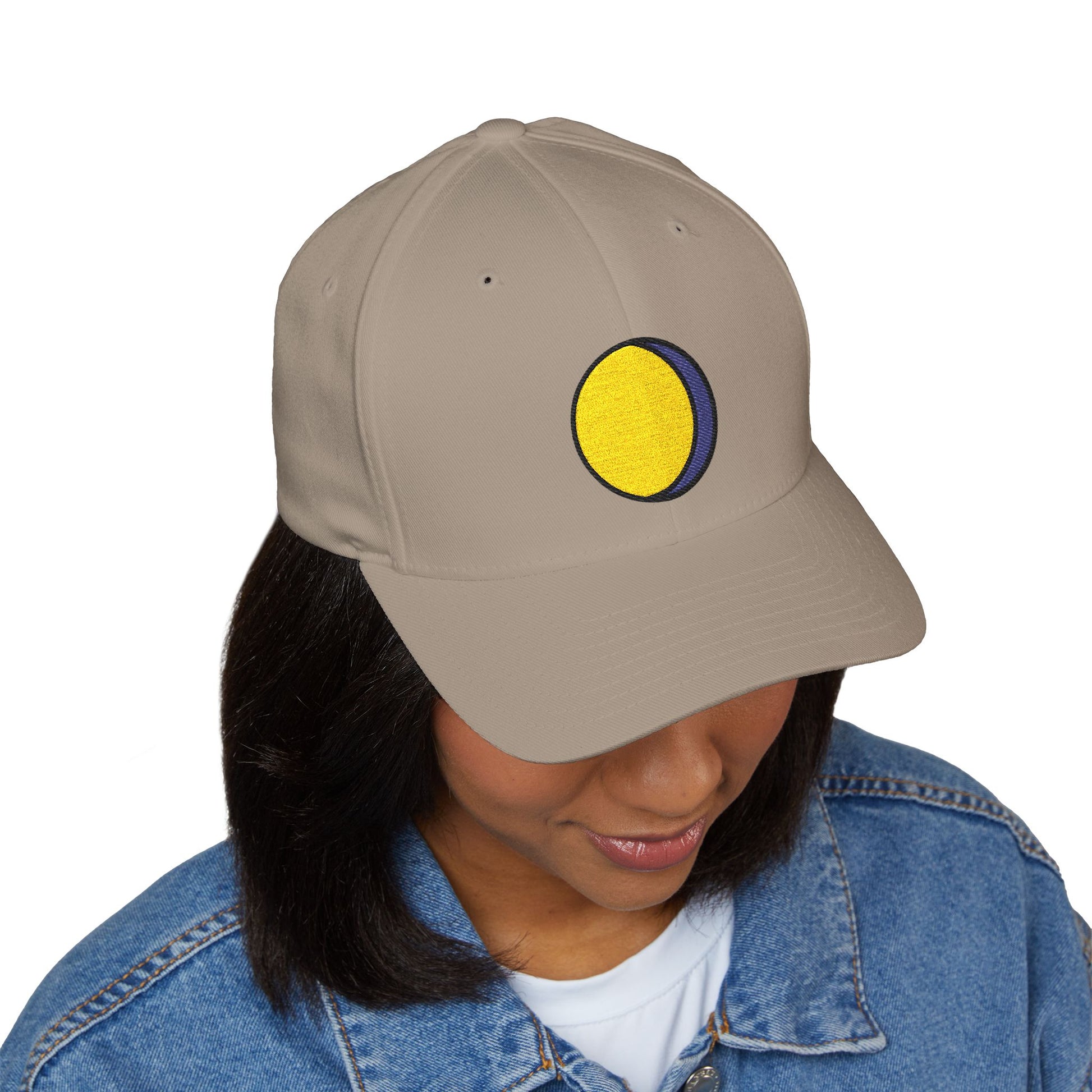 Waning Gibbous Moon Emoji Cap – Premium by Capmoji