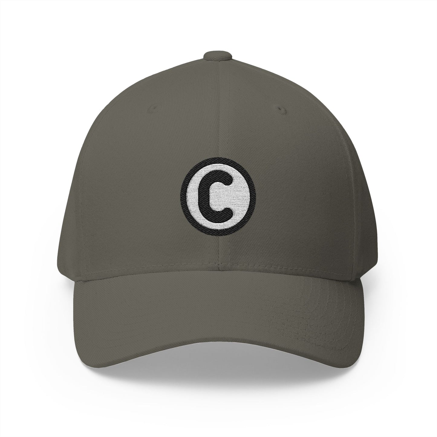 Copyright Emoji Olive Cap – Premium by Capmoji