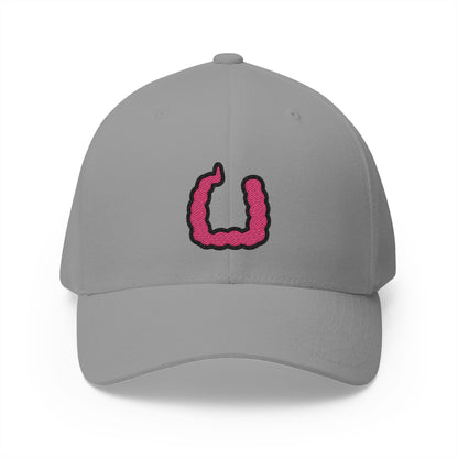 Large Intestine Emoji Grey Cap – Premium by Capmoji