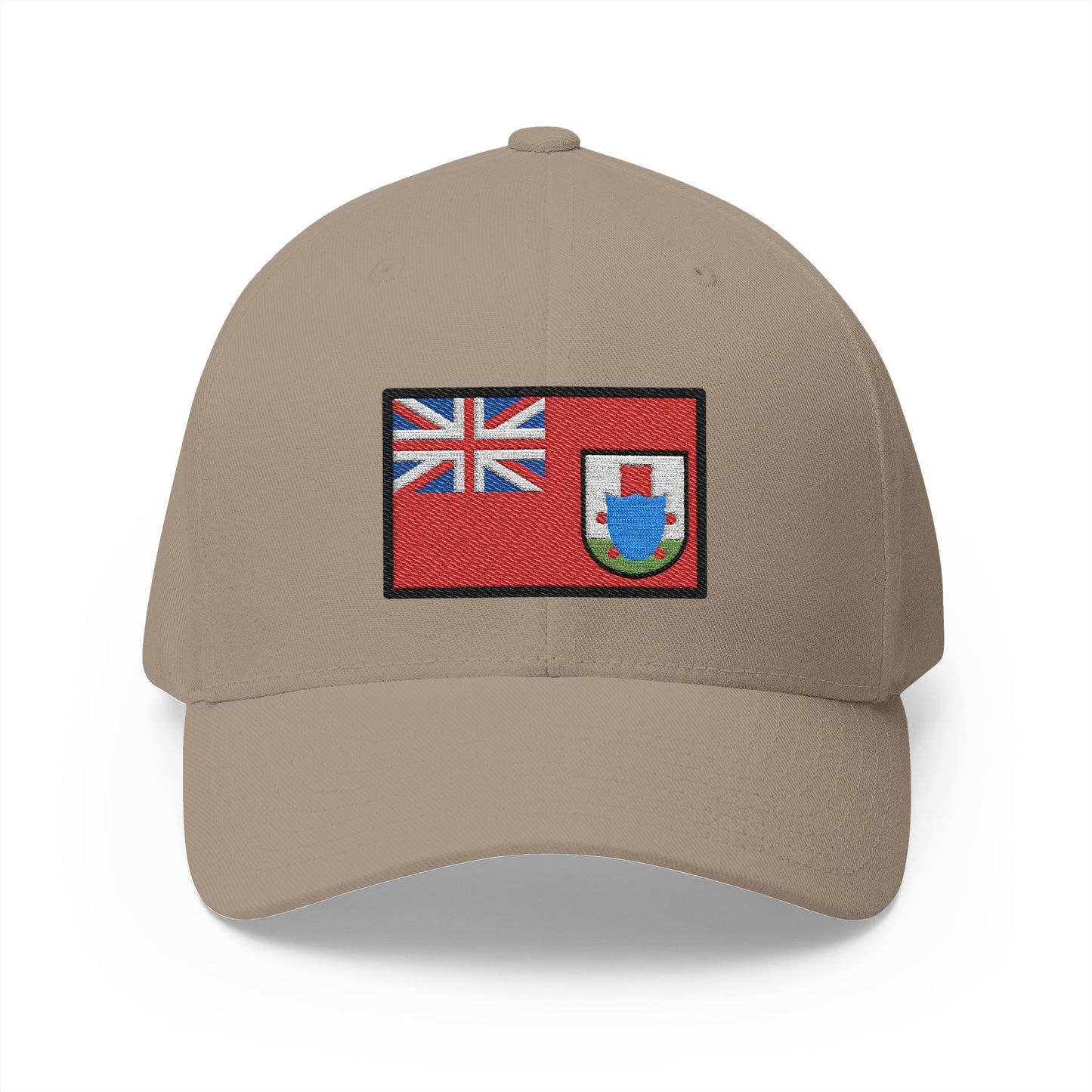 Flag: Bermuda Emoji Khaki Cap – Premium by Capmoji