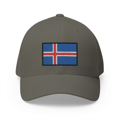 Flag: Iceland Emoji Olive Cap – Premium by Capmoji