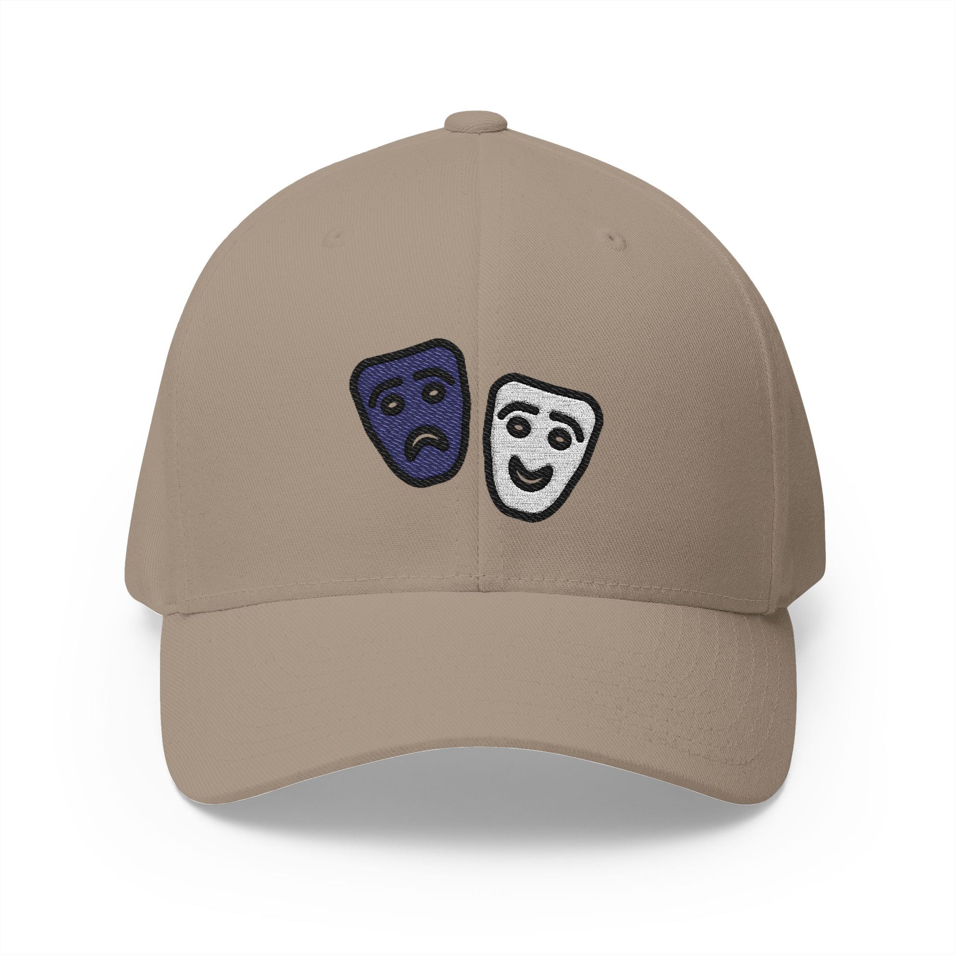 Performing Arts Emoji Khaki Cap – Premium by Capmoji