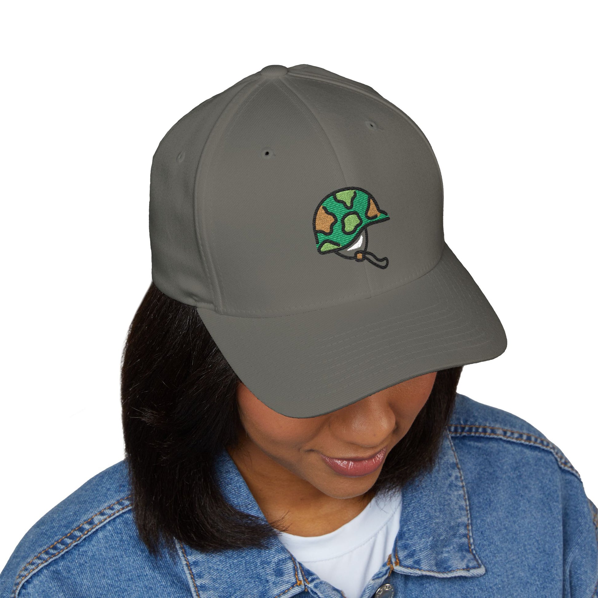 Military Helmet Emoji Cap – Premium by Capmoji
