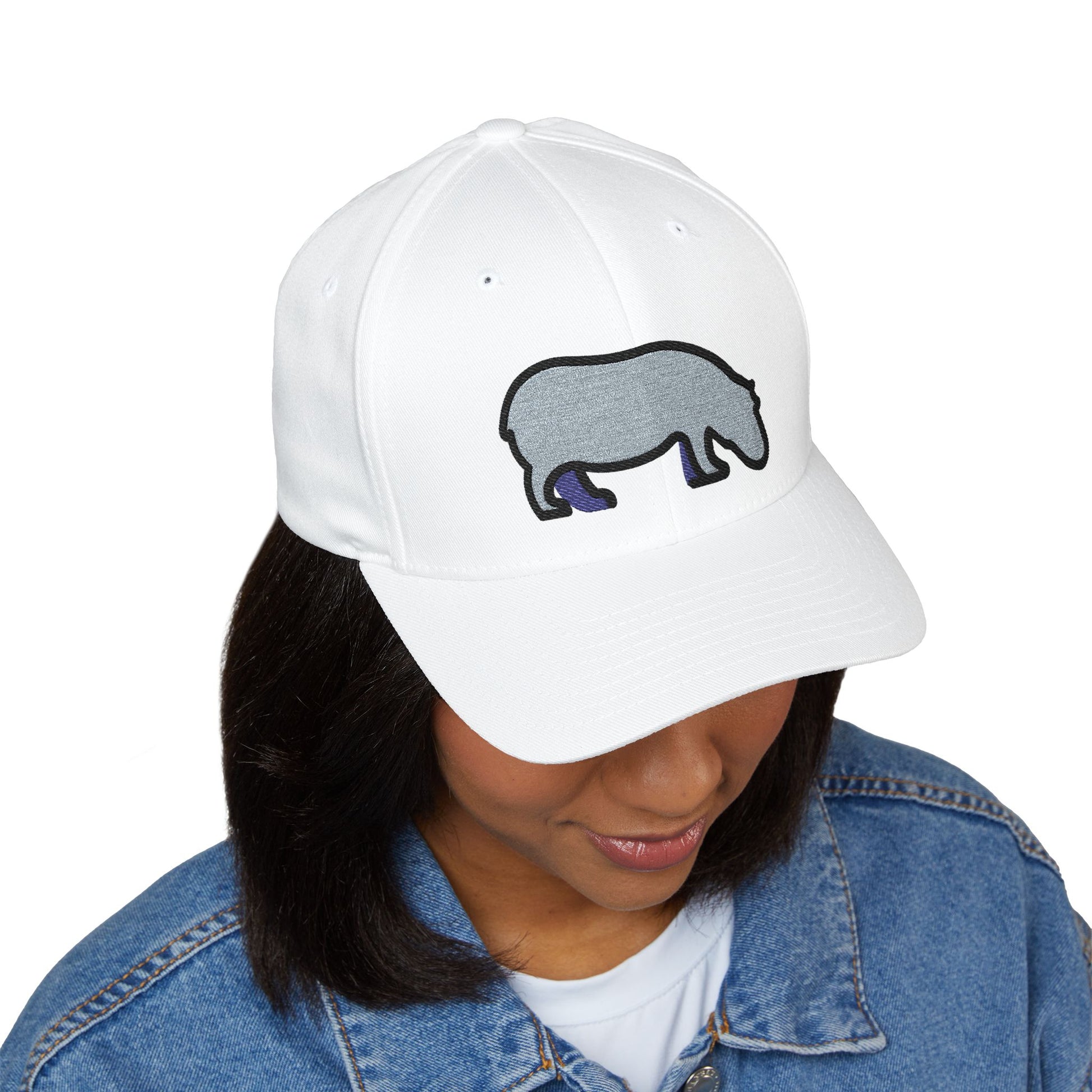 Hippopotamus Emoji Cap – Premium by Capmoji