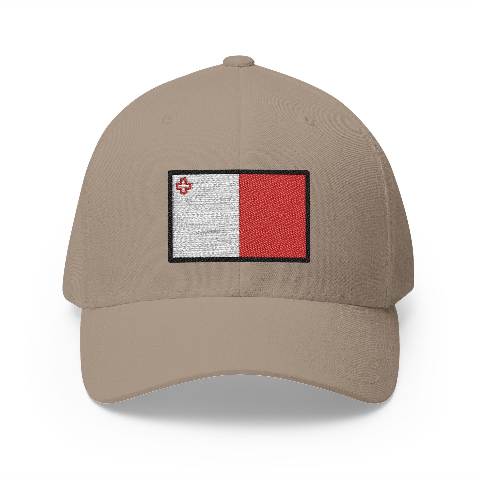 Flag: Malta Emoji Khaki Cap – Premium by Capmoji