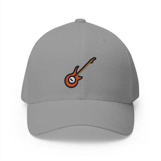 Guitar Emoji Grey Cap – Premium by Capmoji