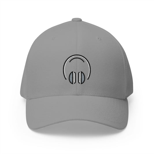 Headphone Emoji Grey Cap – Premium by Capmoji