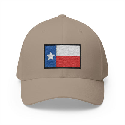 Texas Flag Emoji Khaki Cap – Premium by Capmoji