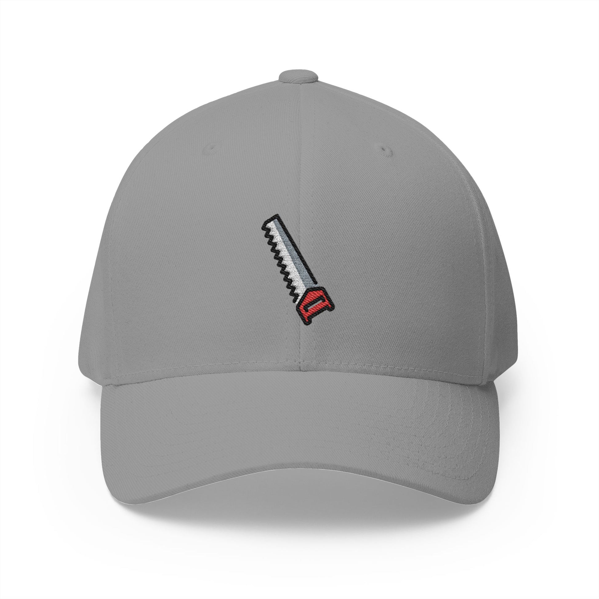 Carpentry Saw Emoji Grey Cap – Premium by Capmoji