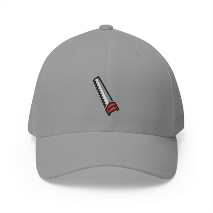 Carpentry Saw Emoji Grey Cap – Premium by Capmoji