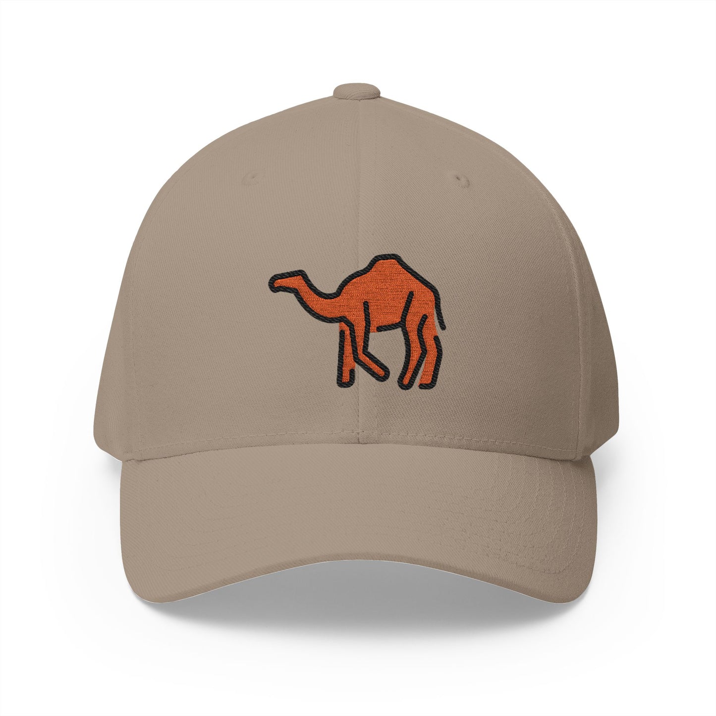 Camel Emoji Khaki Cap – Premium by Capmoji