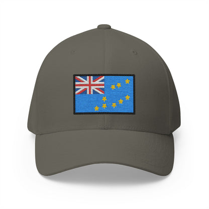 Flag: Tuvalu Emoji Olive Cap – Premium by Capmoji