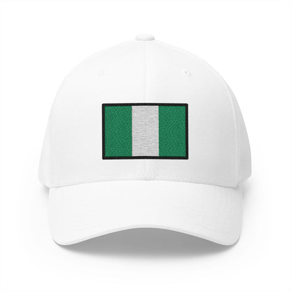 Flag: Nigeria Emoji White Cap – Premium by Capmoji