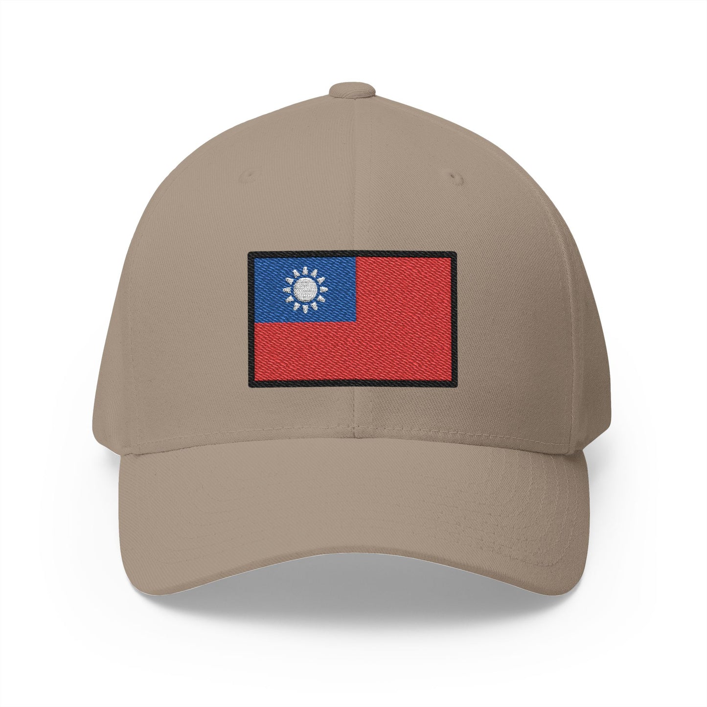 Flag: Taiwan Emoji Khaki Cap – Premium by Capmoji